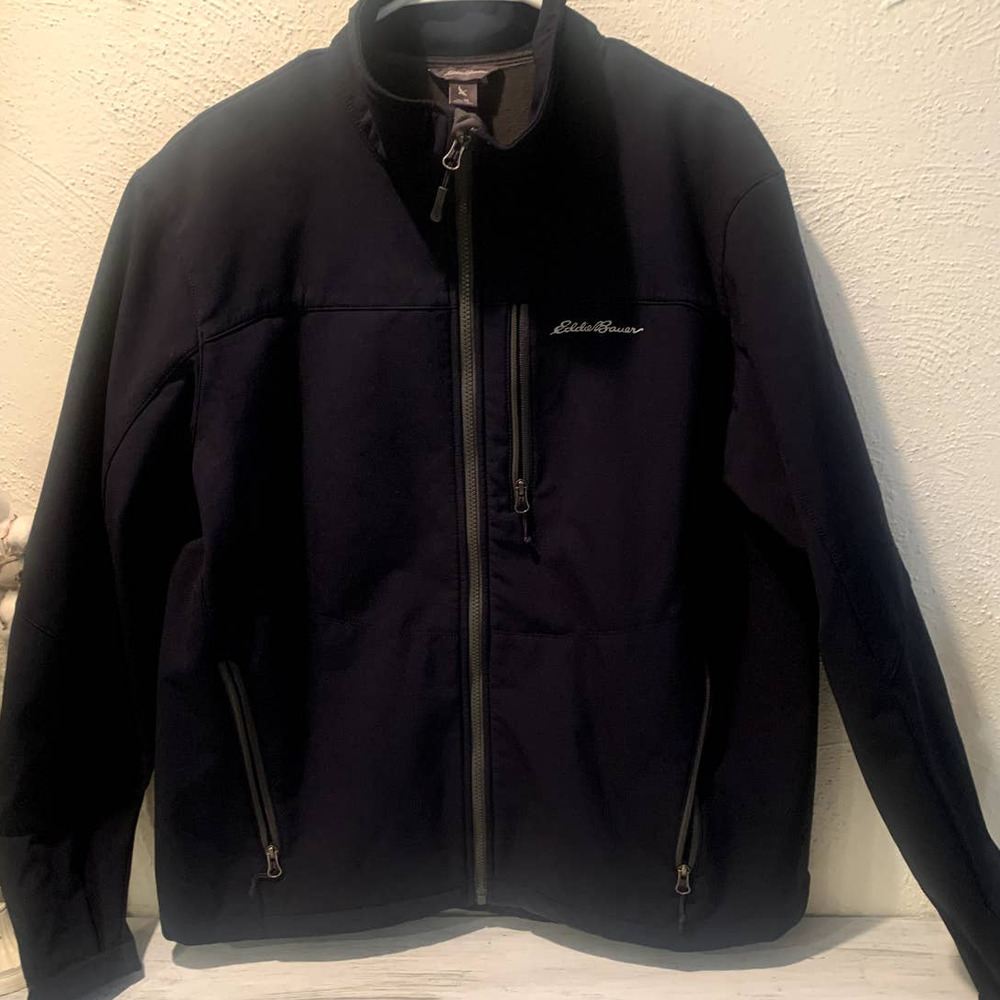 Eddie Bauer Fleece lined Jacket Men size XL